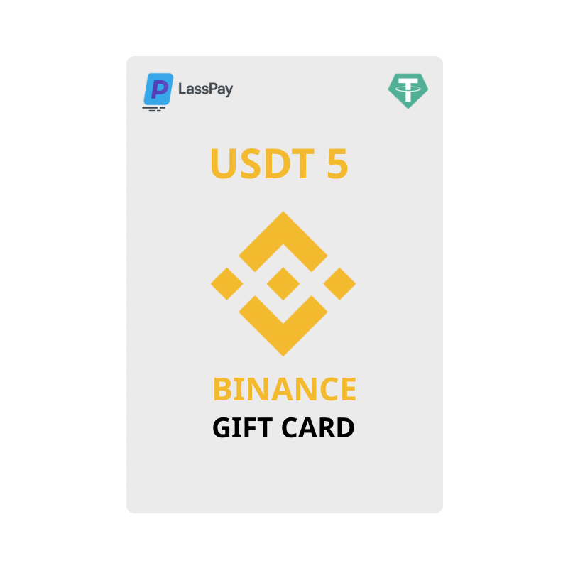 شحن بطاقة بينانس 5 دولار | Binance Gift Card 5 USDT