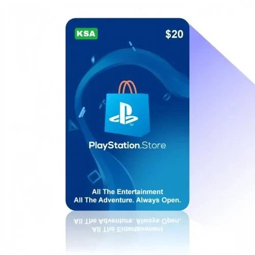 بطاقة بلايستيشن ستور 20 دولار